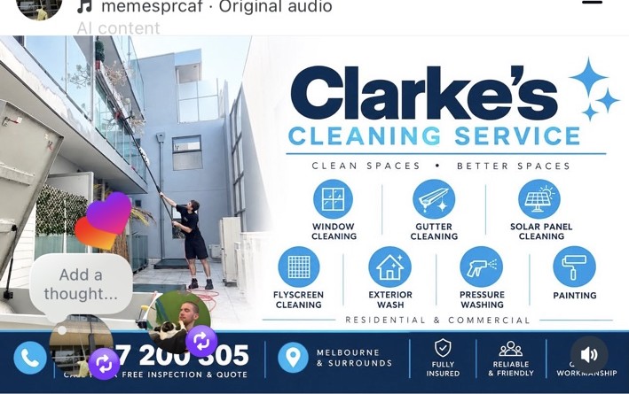 Clarke's Cleaning Service job